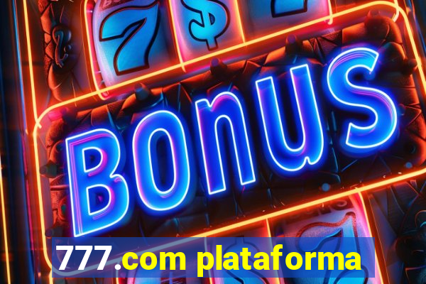 777.com plataforma